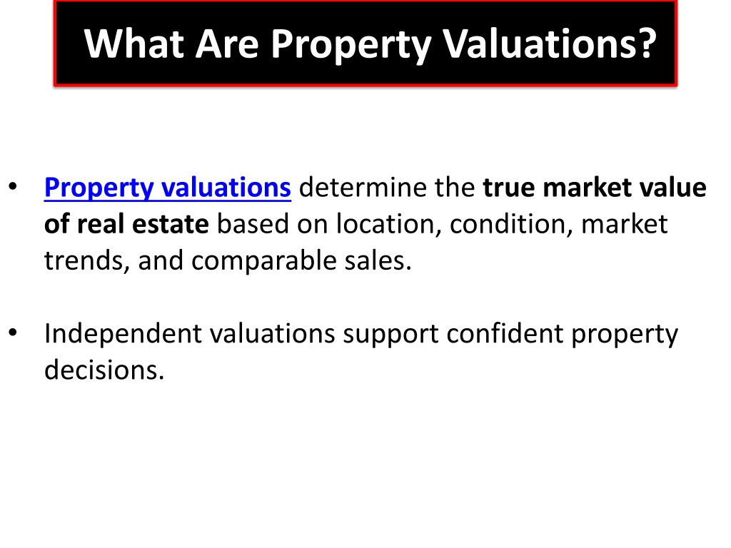 Valmutious PPT - Property Valuations in WA | Certified Property Valuers PowerPoint ...