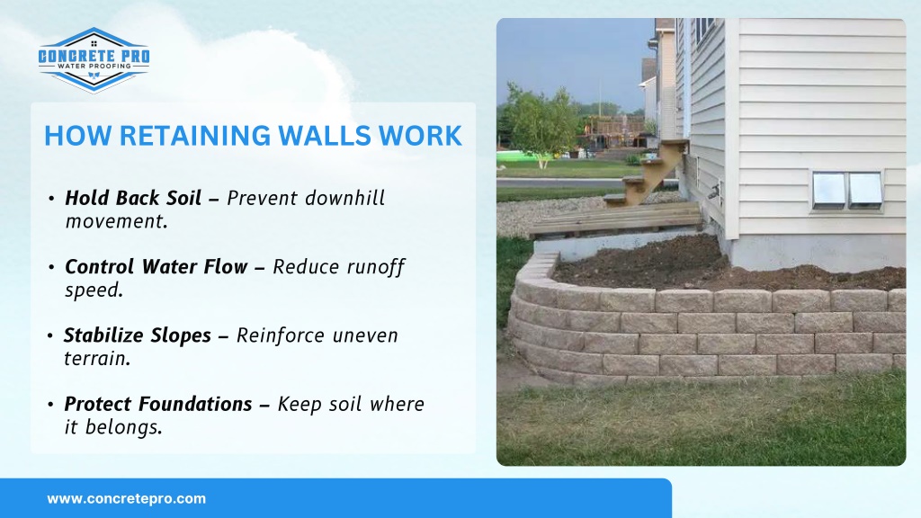 PPT - How Retaining Walls Prevent Soil Erosion and Protect Your Home ...