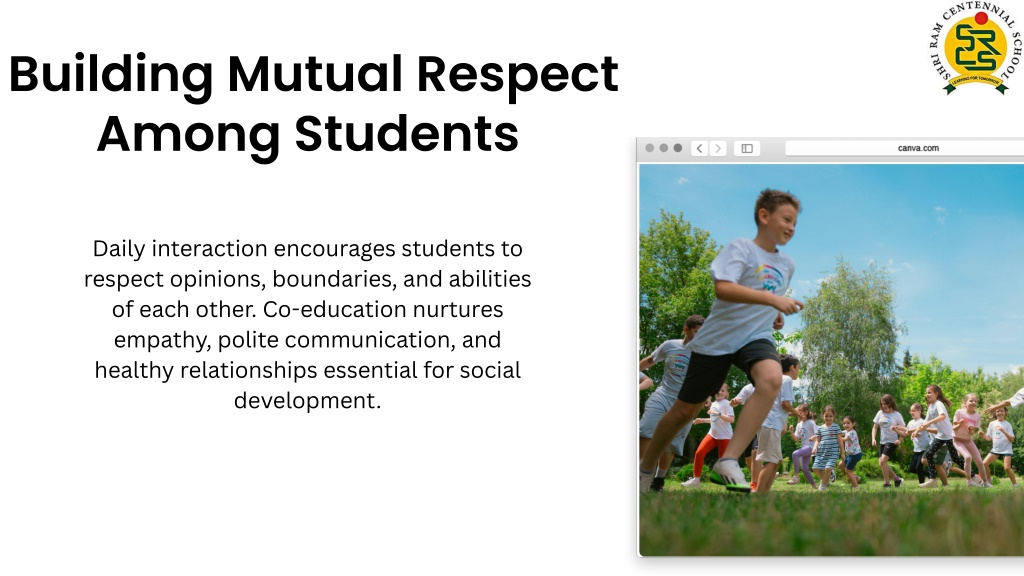 PPT - Role of Co-Education in Promoting Equality and Mutual Respect ...