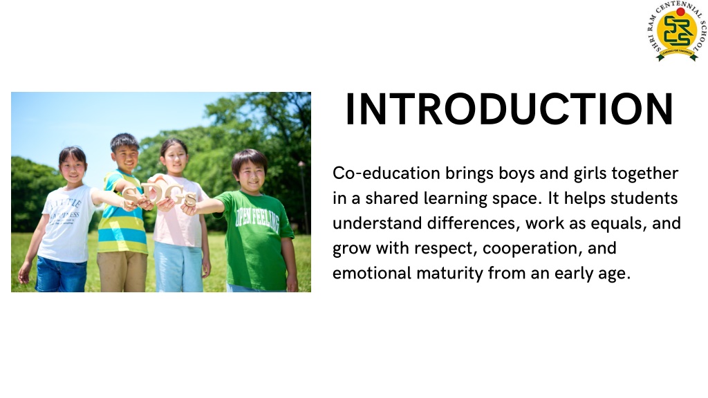 PPT - Role of Co-Education in Promoting Equality and Mutual Respect ...