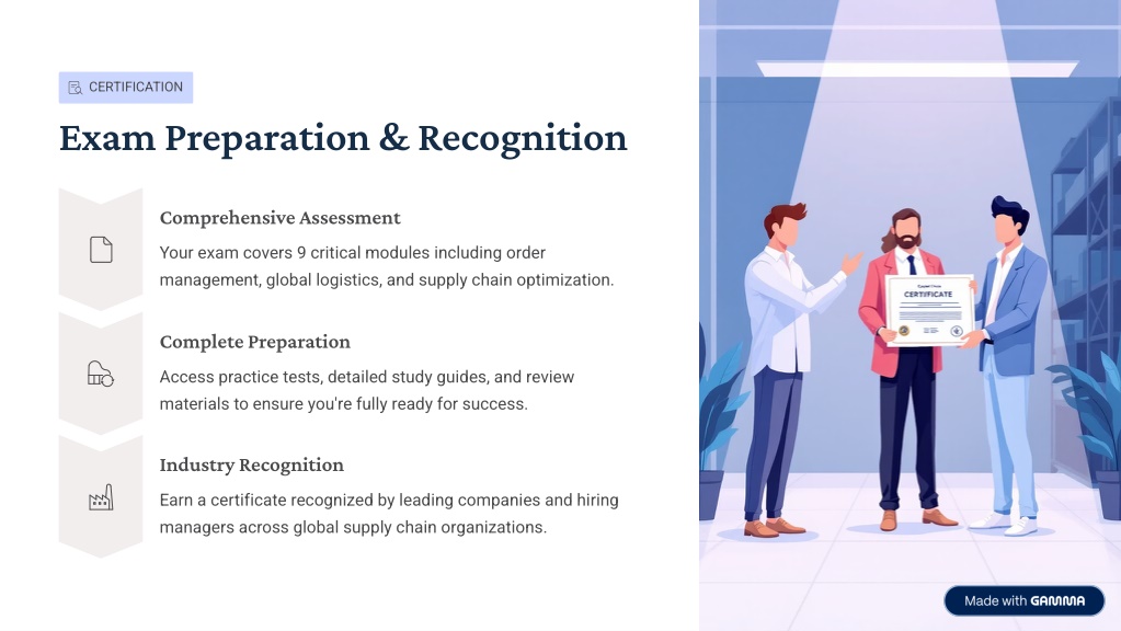 PPT - Certificate in Logistics and Supply Chain Management PowerPoint ...