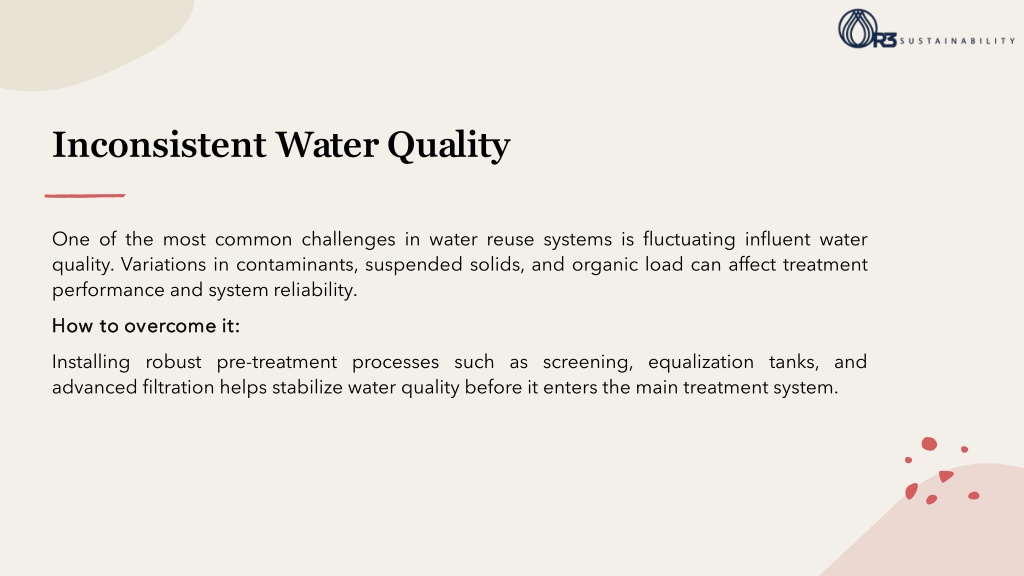 PPT - Common Challenges in Water Reuse and Recycling Systems and How to ...