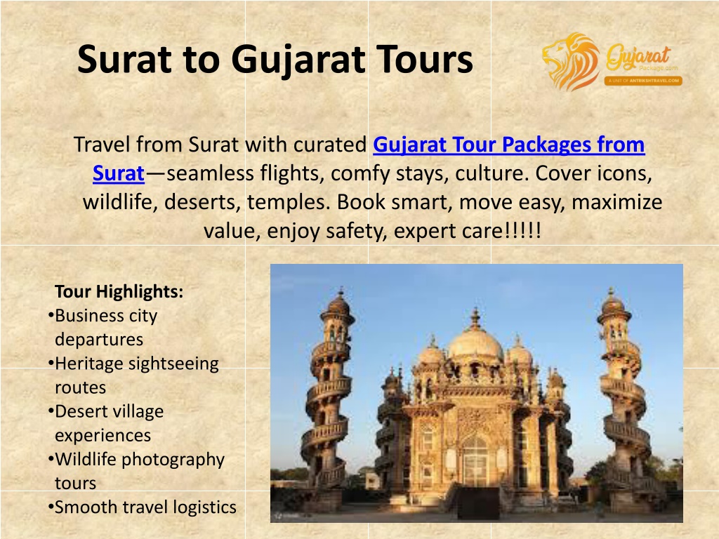 PPT - gujarat tour packages from major cities.pptx PowerPoint ...