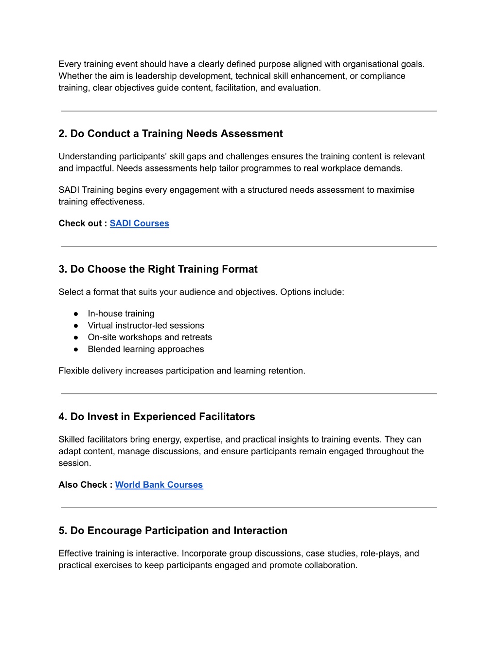 PPT - The Dos and Don’ts of Organizing Corporate Training Events ...