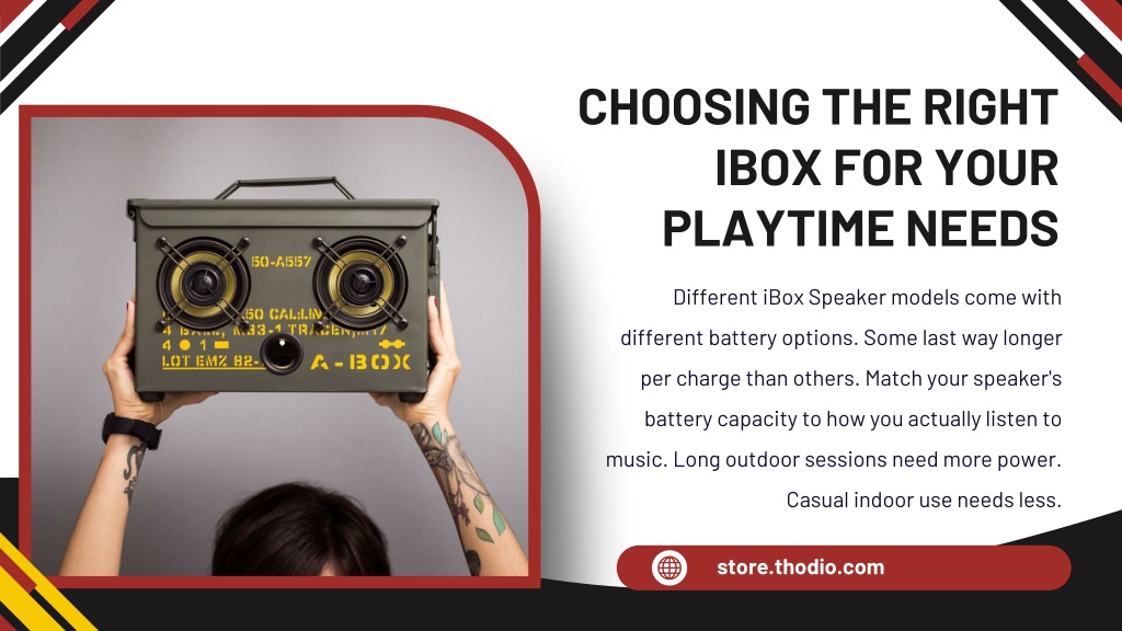 Ibox Audio PPT - iBox Speaker Battery Care Simple Tips for Longer Playtime ...