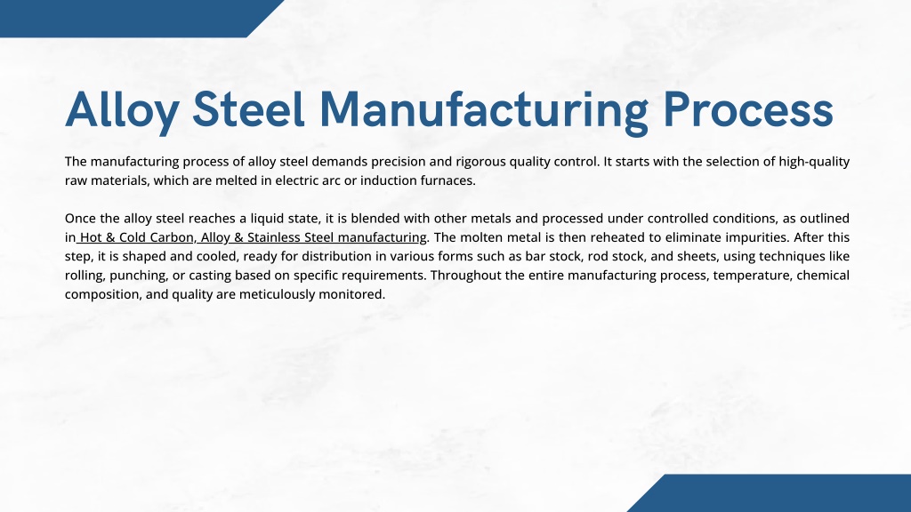 PPT - Alloy Steel: Types, Grades, Benefits & Industrial Applications ...