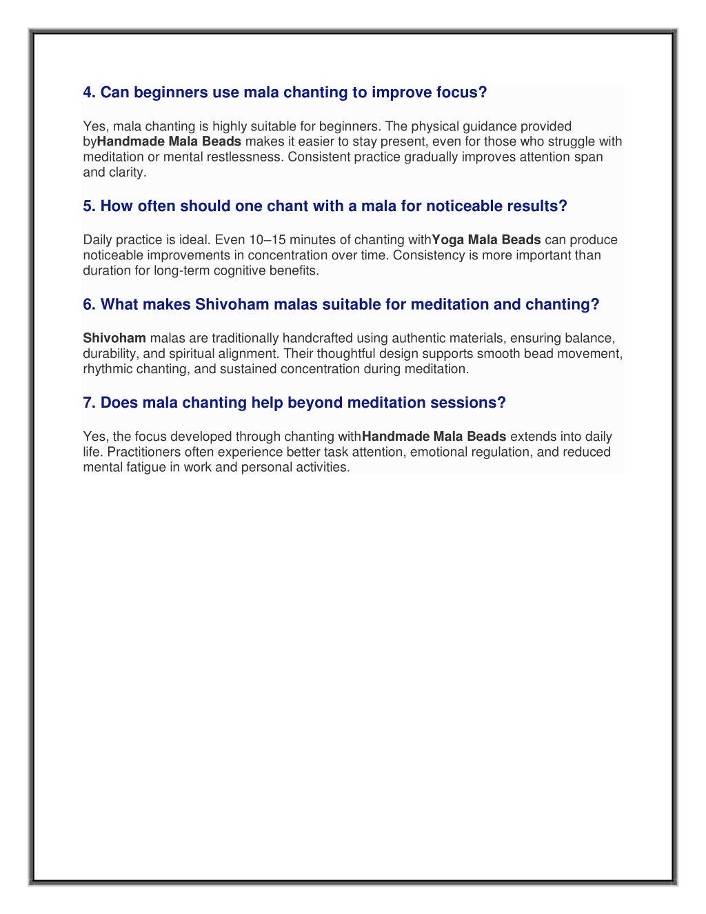 Focus Chanting PPT - How Chanting with a Mala Promotes Concentration of Mind ...