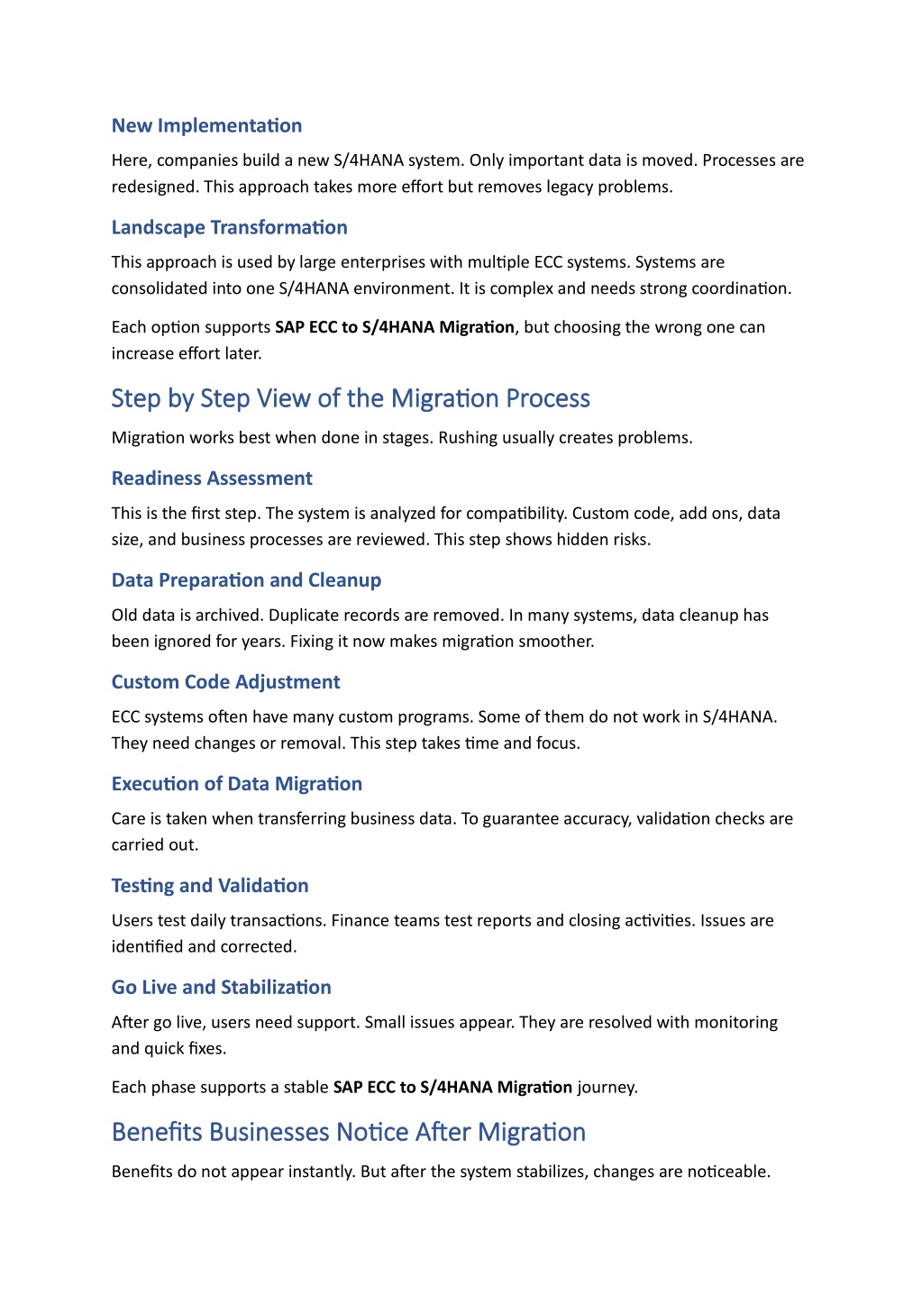 PPT - SAP ECC to S4HANA Migration Process, Benefits, and Best Practices ...