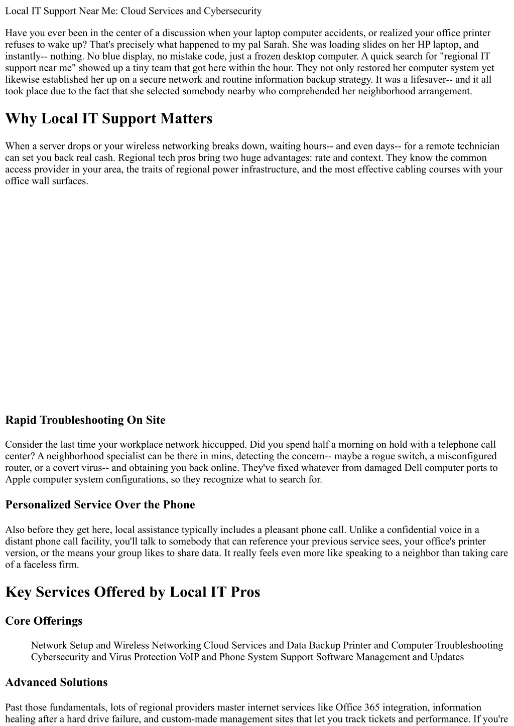 PPT - Regional IT Support Near Me: Cloud Services and Cybersecurity ...