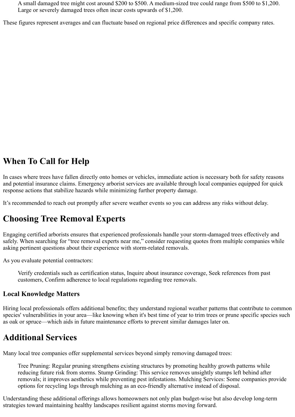 PPT - Storm Damage Tree Removal Cost: What You Should Know PowerPoint ...