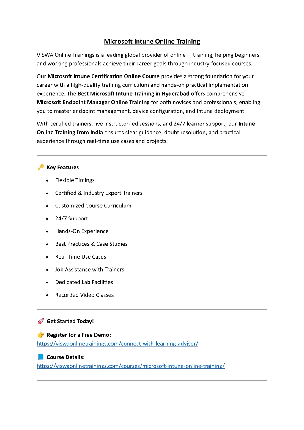 PPT Microsoft Intune Online Training & Real Time Support From India