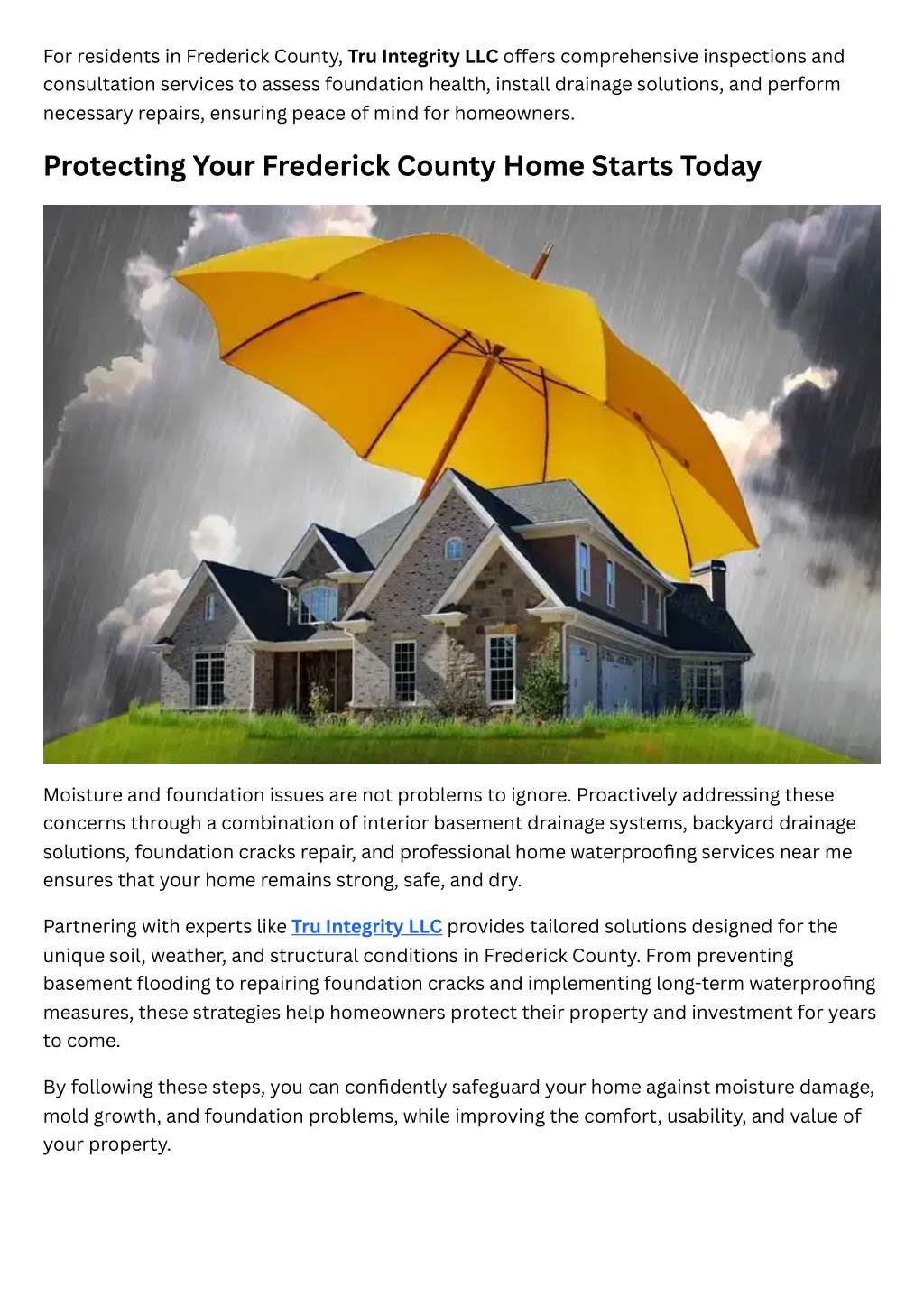 Photo inspiration: Ppt Top Ways To Protect Your Frederick County Home From Photo Inspiration