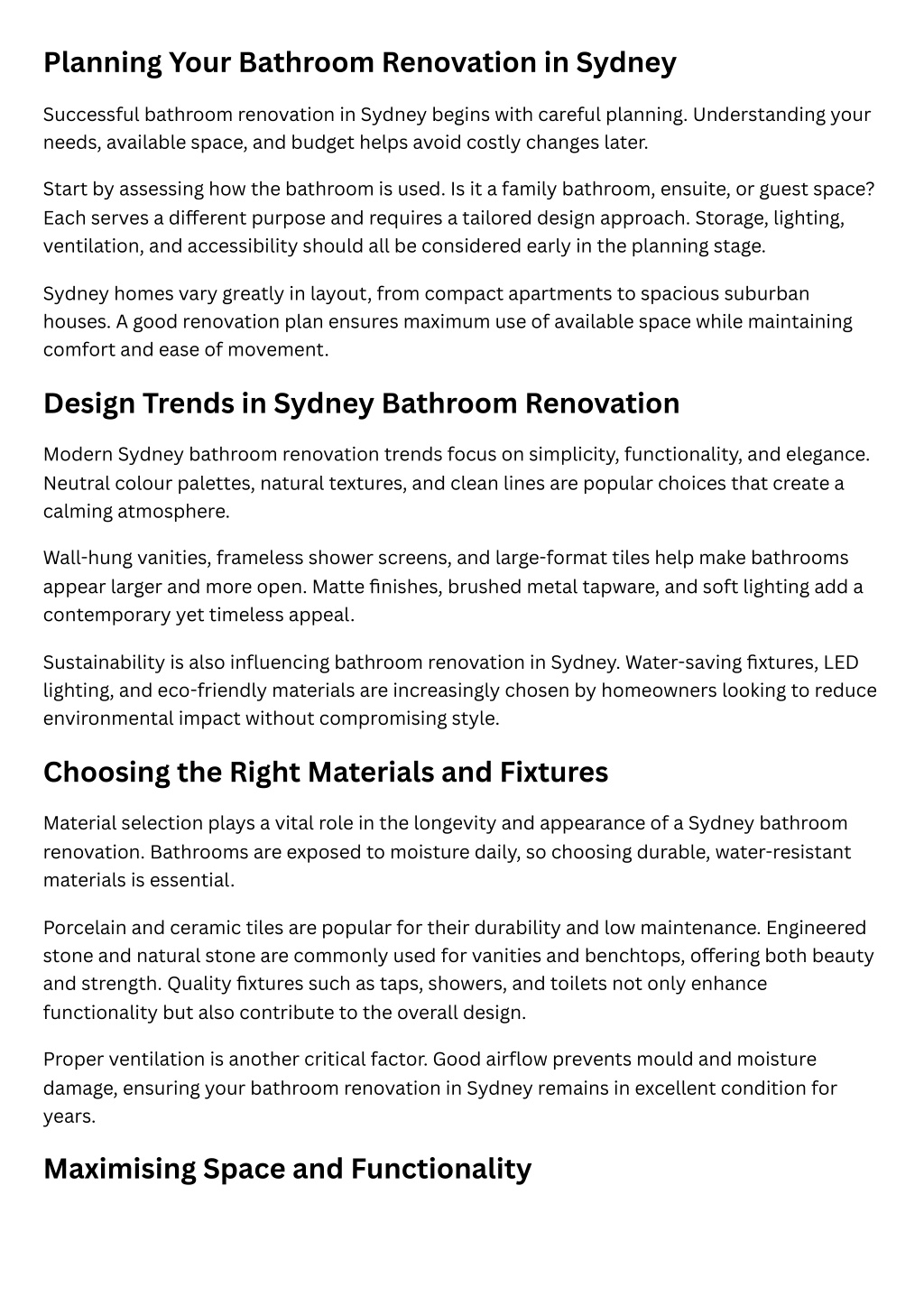 PPT - A Complete Guide to Bathroom Renovation in Sydney PowerPoint ...