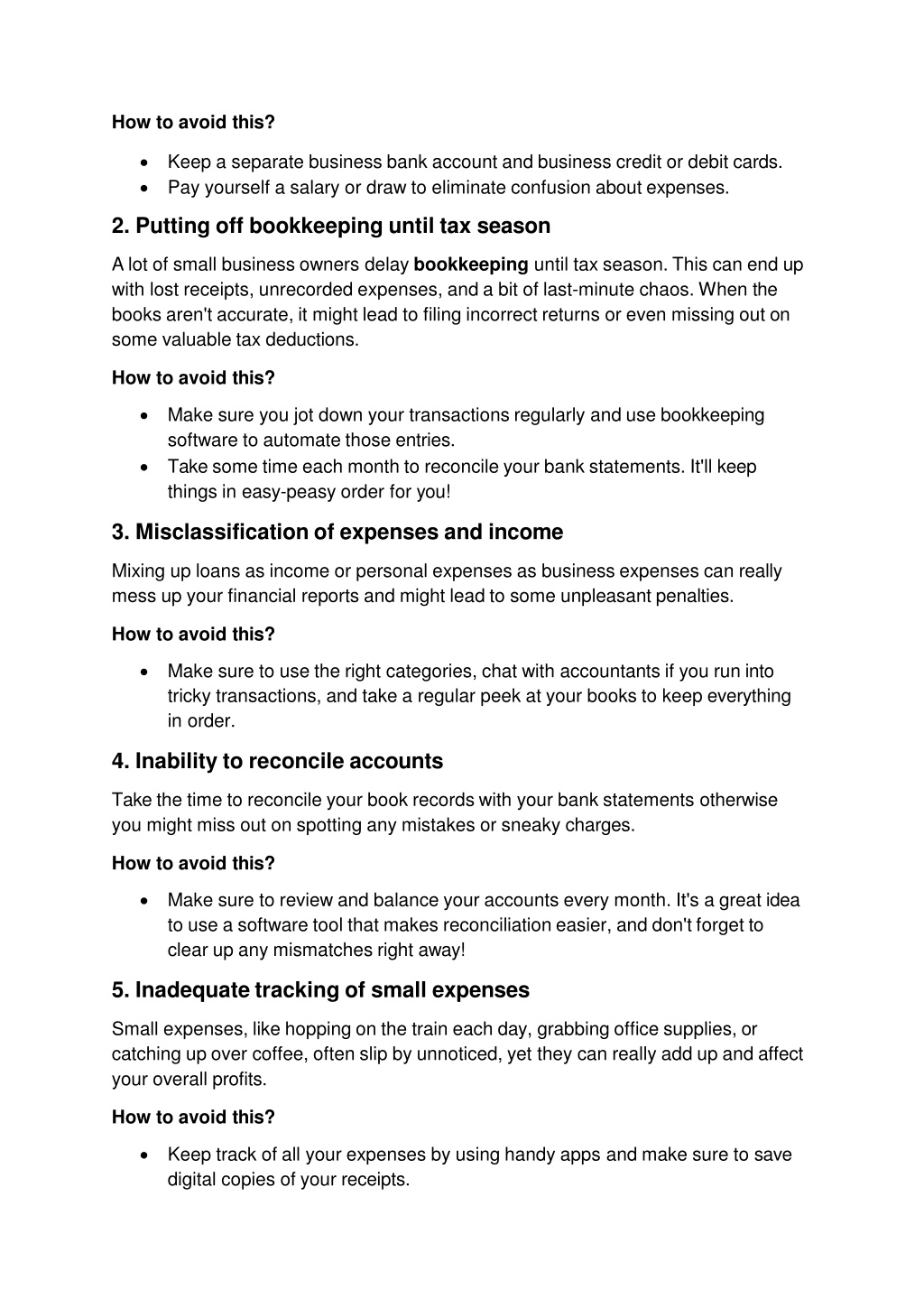 PPT - 10 Common Accounting Mistakes to avoid in New Business PowerPoint ...