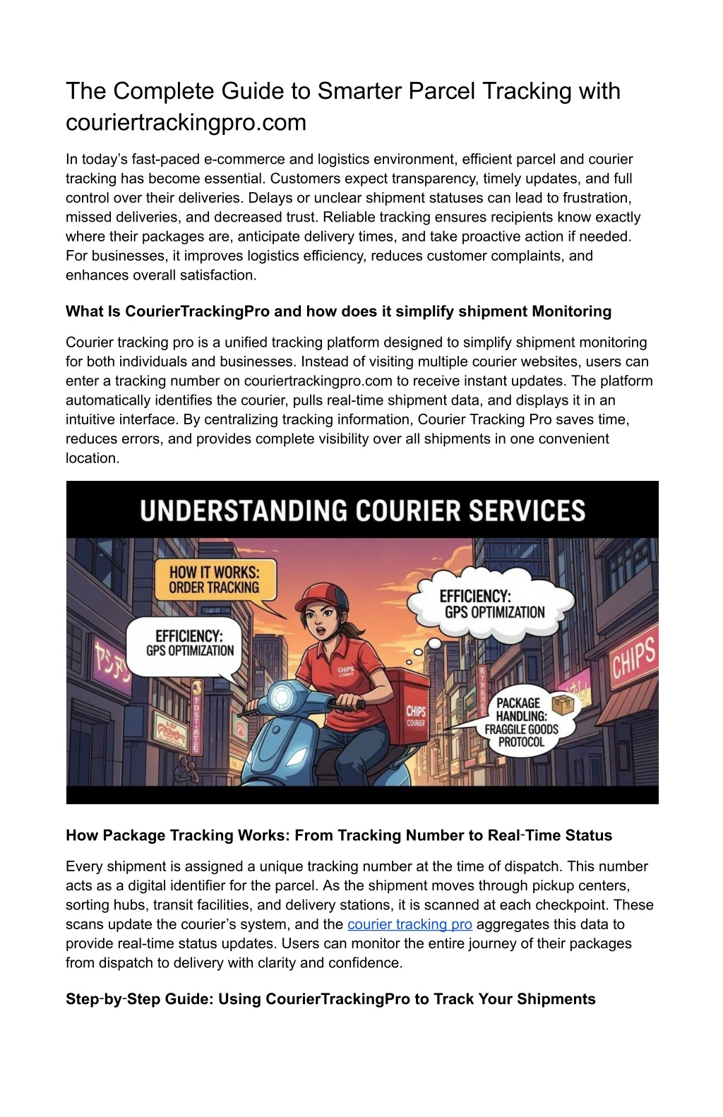 PPT - Courier Track pro Logistics & Tracking Service PowerPoint ...