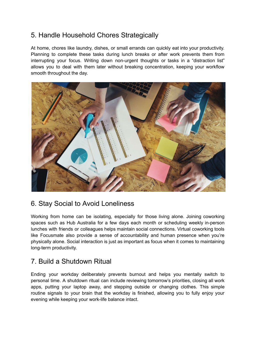 PPT - 10 Actionable Tips to Stay Productive While Working From Home in ...