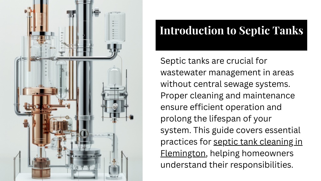 PPT - Essential Guide to Septic Tank Cleaning in Flemington Maintenance ...