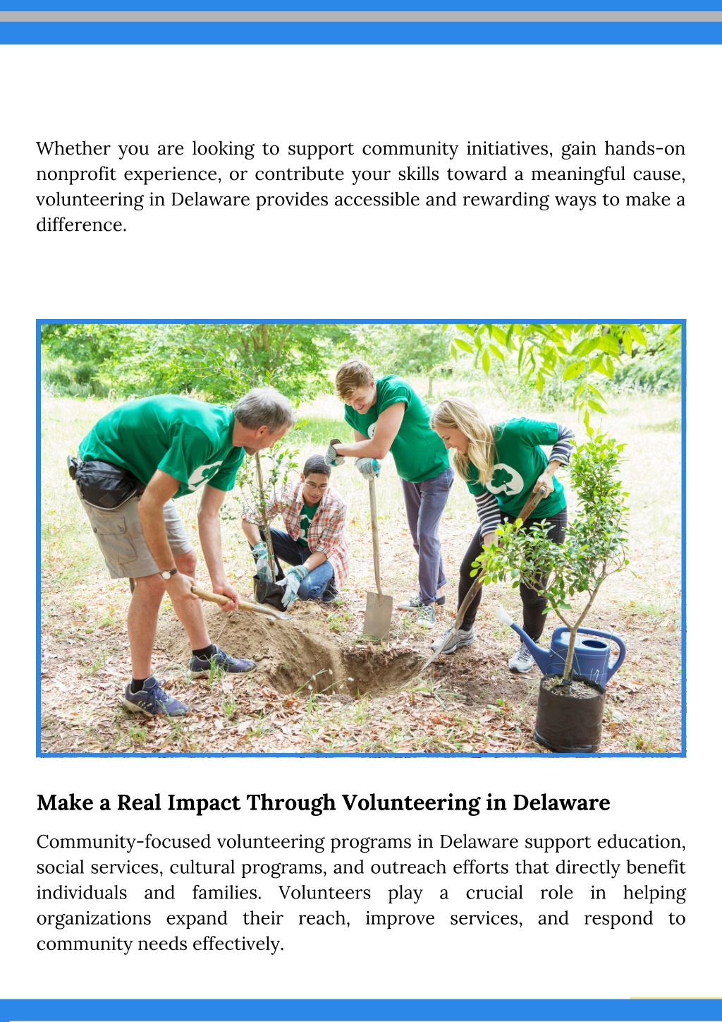 PPT - Volunteering in Delaware Get Involved and Strengthen Your ...