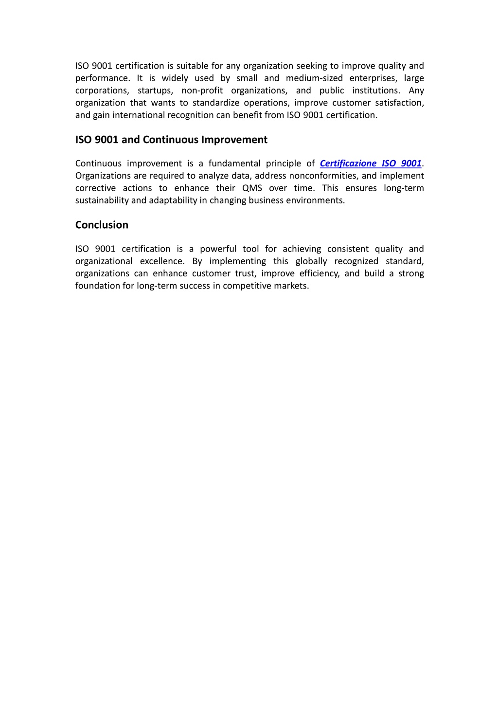PPT - Certificazione ISO 9001 PowerPoint Presentation, free download ...