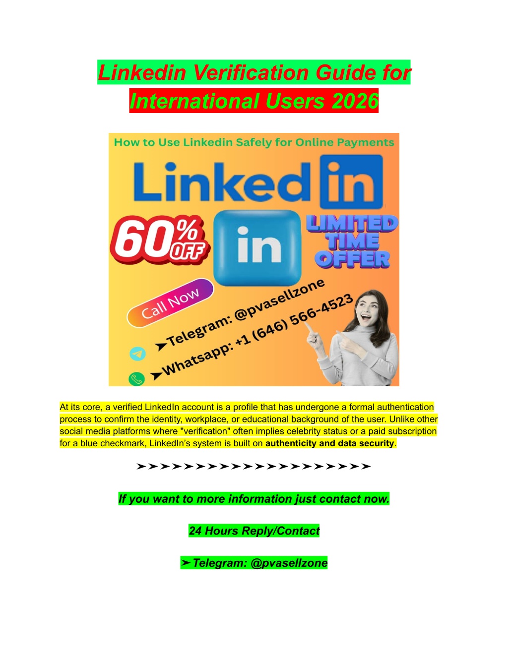 PPT - Linkedin Verification Guide for International Users 2026 (1 ...