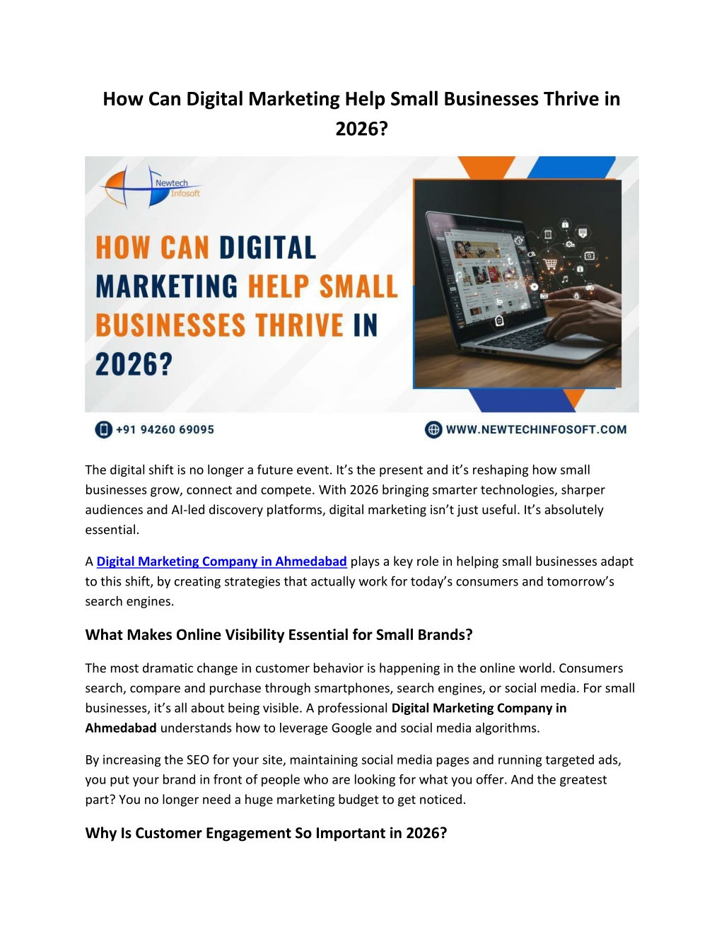PPT - How Can Digital Marketing Help Small Businesses Thrive in 2026 ...