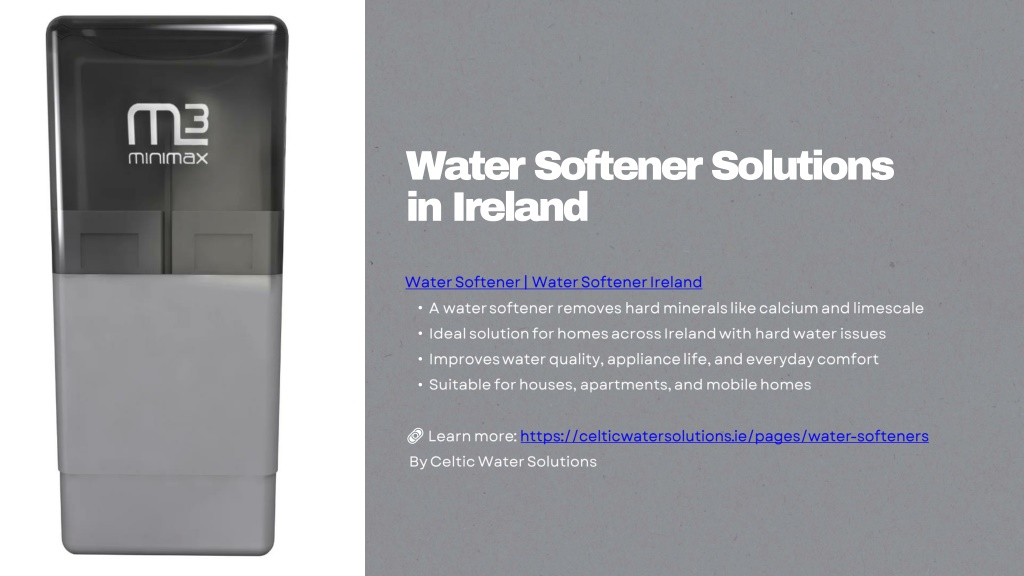 PPT - Water Softener Systems in Ireland | Home & Mobile Solutions ...