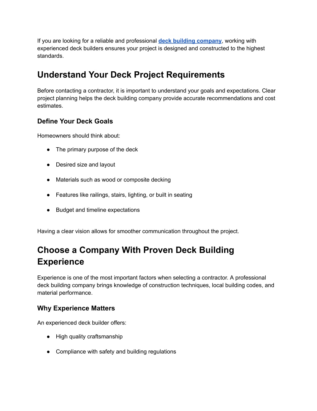 PPT - Deck Building Company_ How to Choose the Right One for Your Home ...