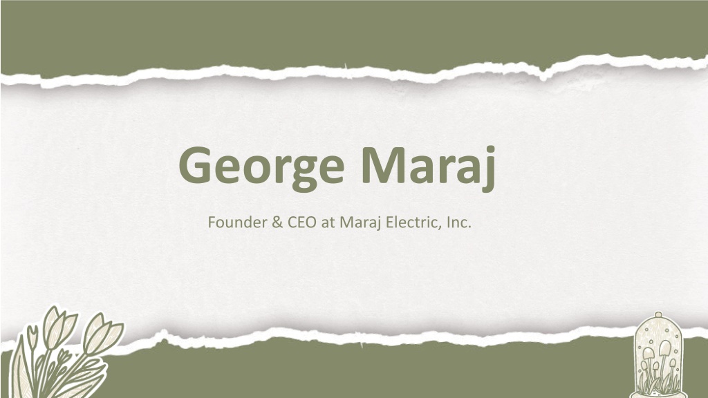PPT - George Maraj - A Future-Focused Thinker - New York PowerPoint ...