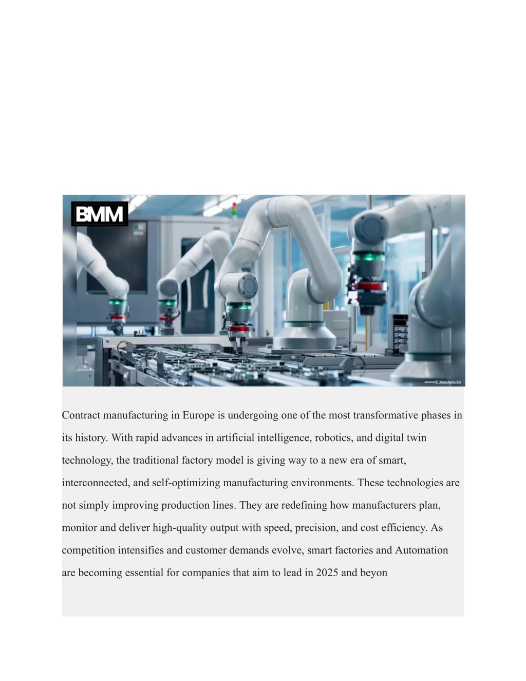 PPT - Smart Factories and Automation_ Intelligence powering ...