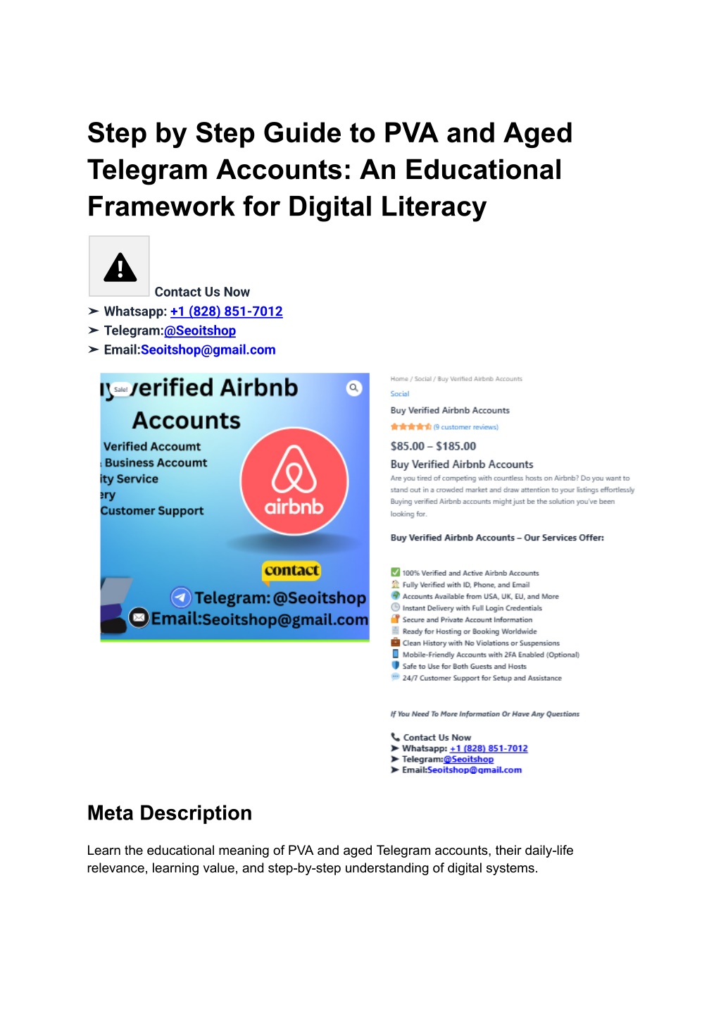 PPT - Stip by Stip Guide to Buy PVA and Aged Telegram Accounts (9 ...