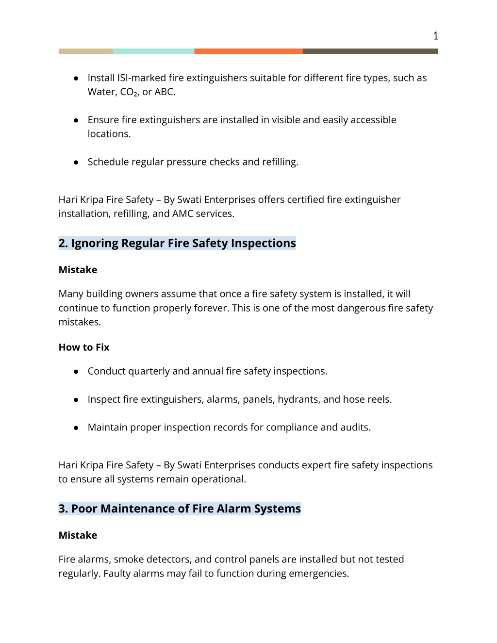 PPT - Fire Safety Mistakes Made by Building Owners & How to Fix Them ...