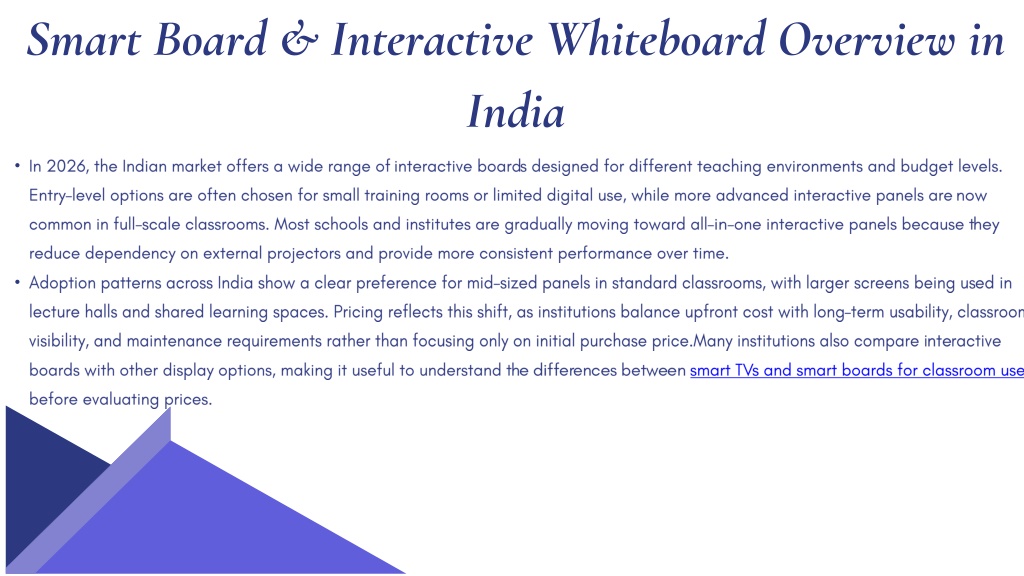 PPT - Smart Board & Interactive White Board Price in India 2026 Guide ...
