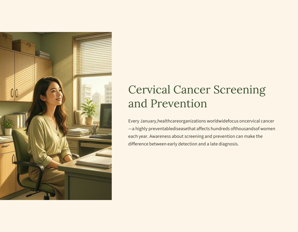PPT - Cervical Cancer Screening & Prevention | Dr Mohan Menon Cancer ...