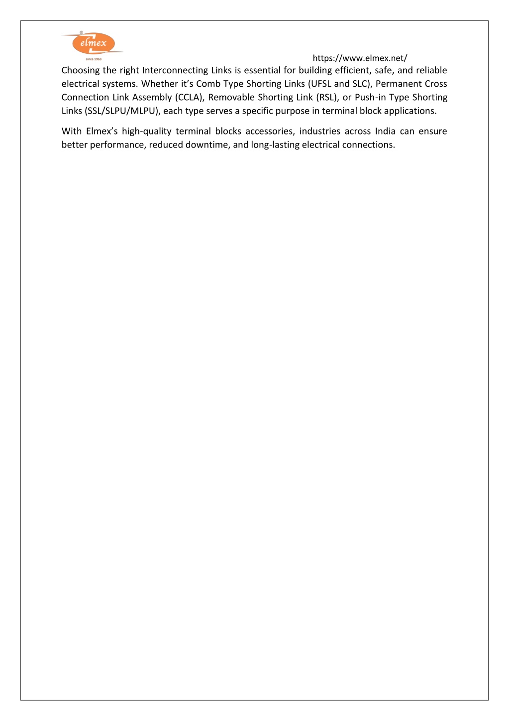 PPT - Different Types of Interconnecting Links Used in Terminal Blocks ...