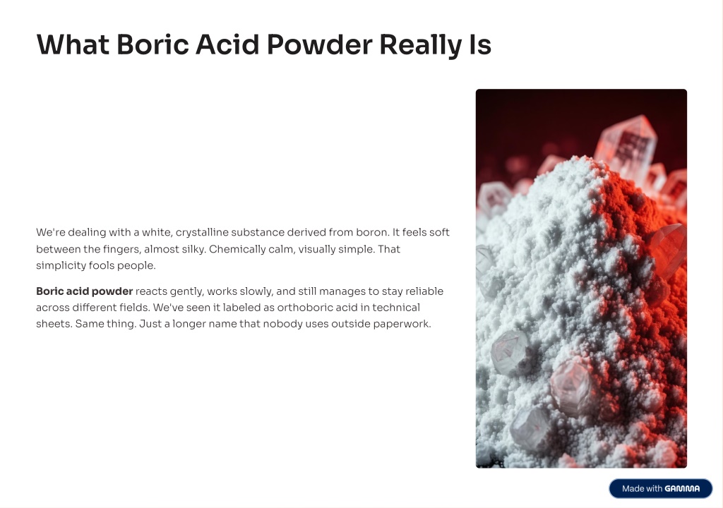 PPT - Everything You Need to Know About Boric Acid Powder Uses ...