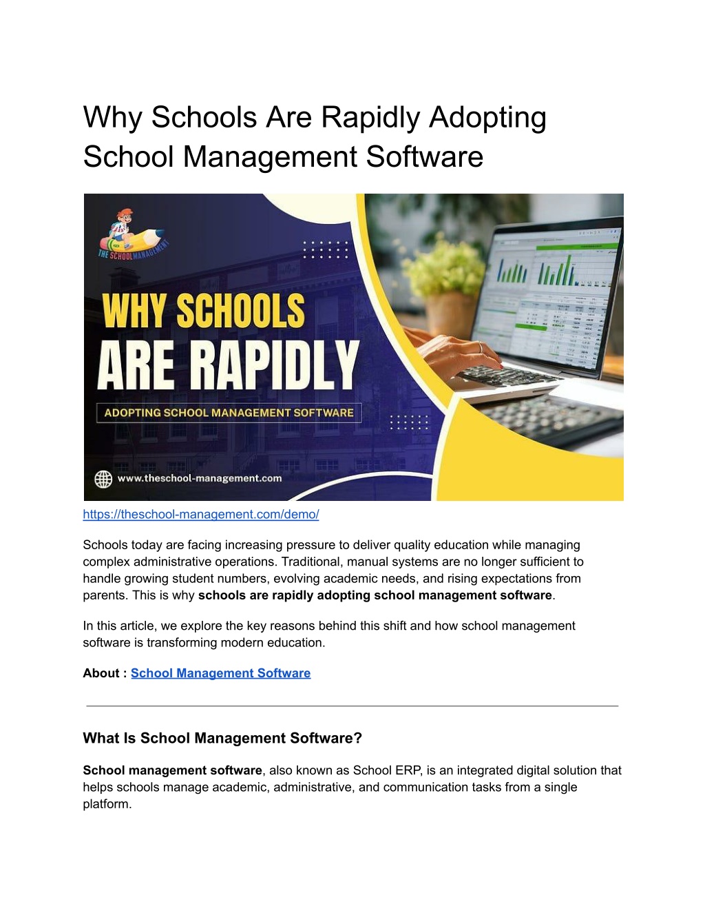 PPT - Why Schools Are Rapidly Adopting School Management Software ...
