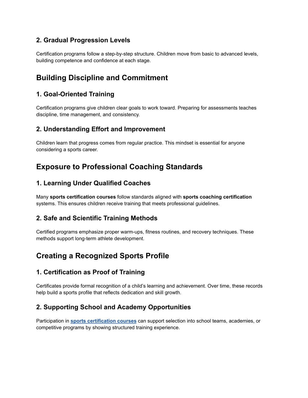 PPT - How-Sports-Certification-Courses-Help-Children-Build-a-Sports ...
