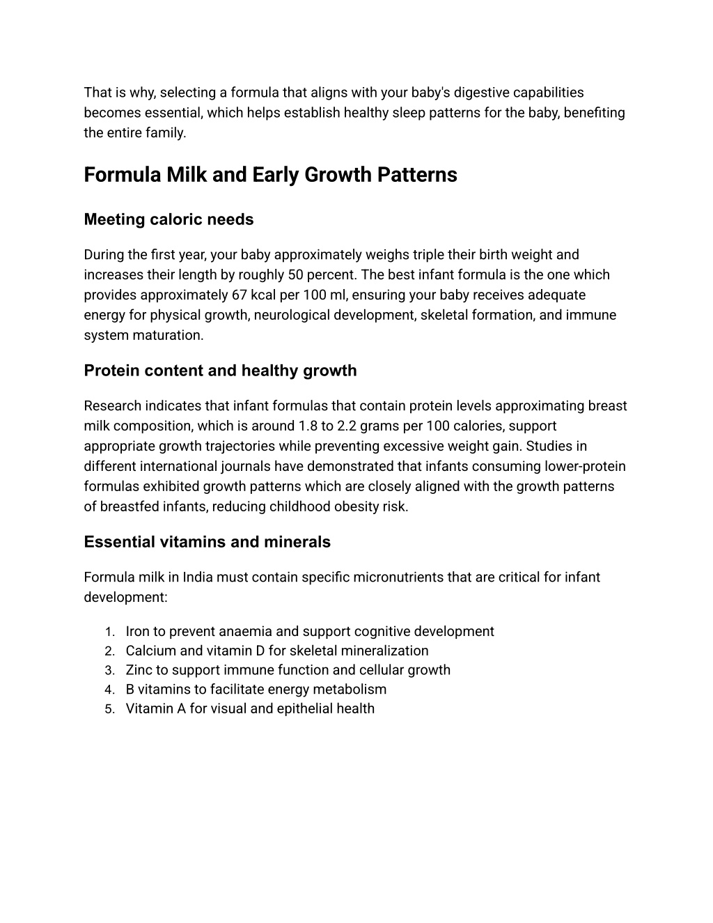 PPT - Exploring How Infant Formula Milk Shapes Digestion, Sleep, and ...