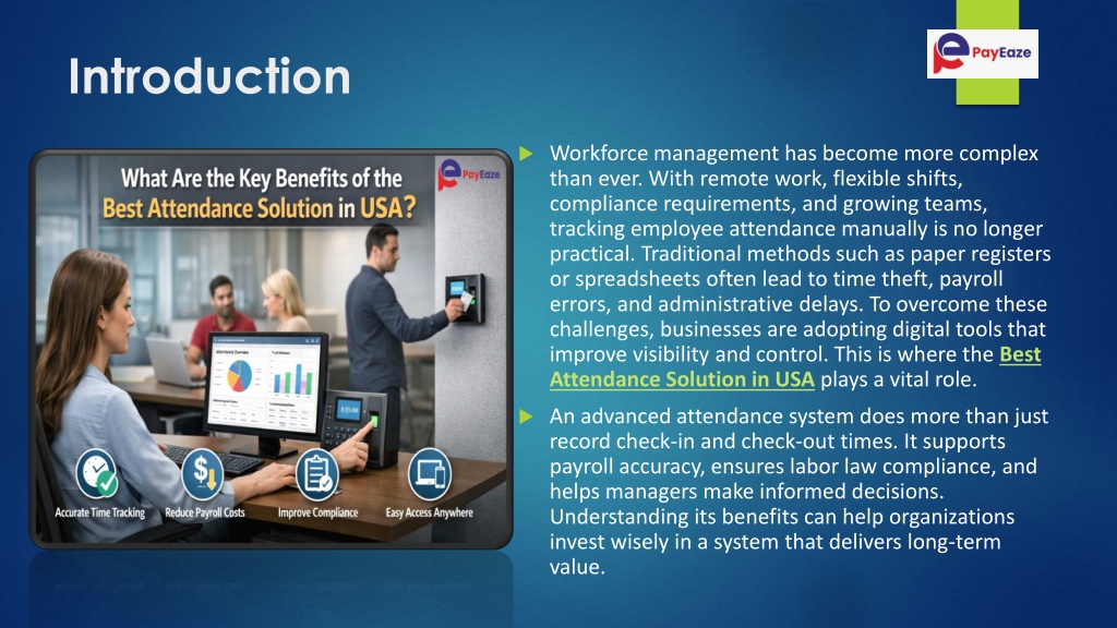 PPT - What Are the Key Benefits of the Best Attendance Solution in USA ...