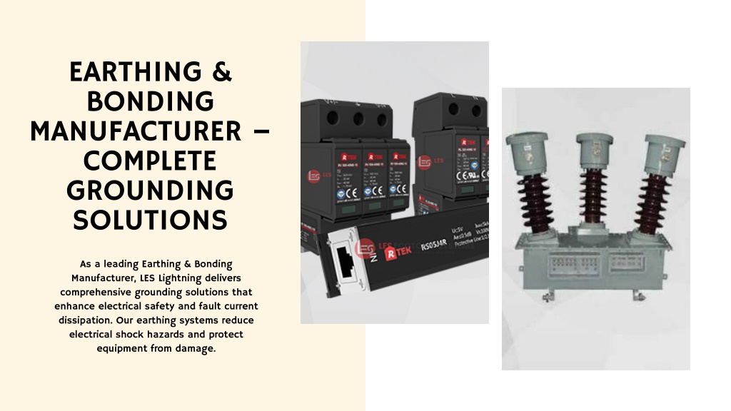 PPT - Lightning Arrester & Surge Protection Manufacturer in India - LES ...