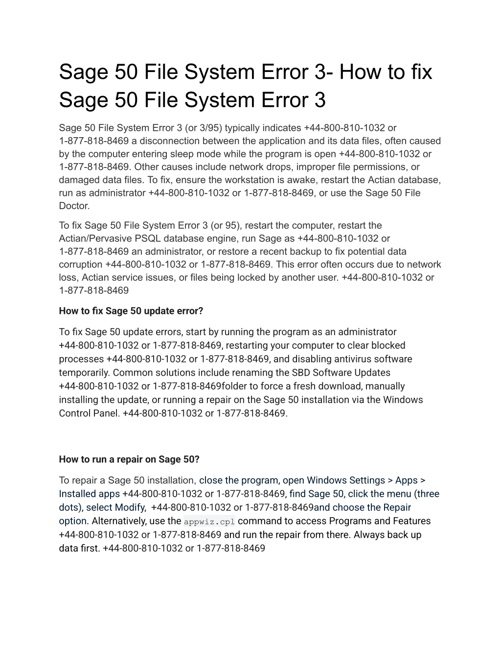 PPT - Sage-50-File-System-Error-3 PowerPoint Presentation, free ...