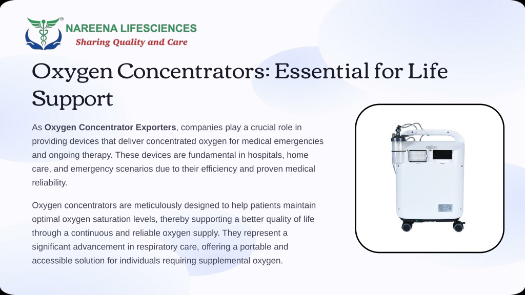 O2 Solutions PPT - The-Science-of-Breath-Distribution Oxygen Concentrator Exporters ...