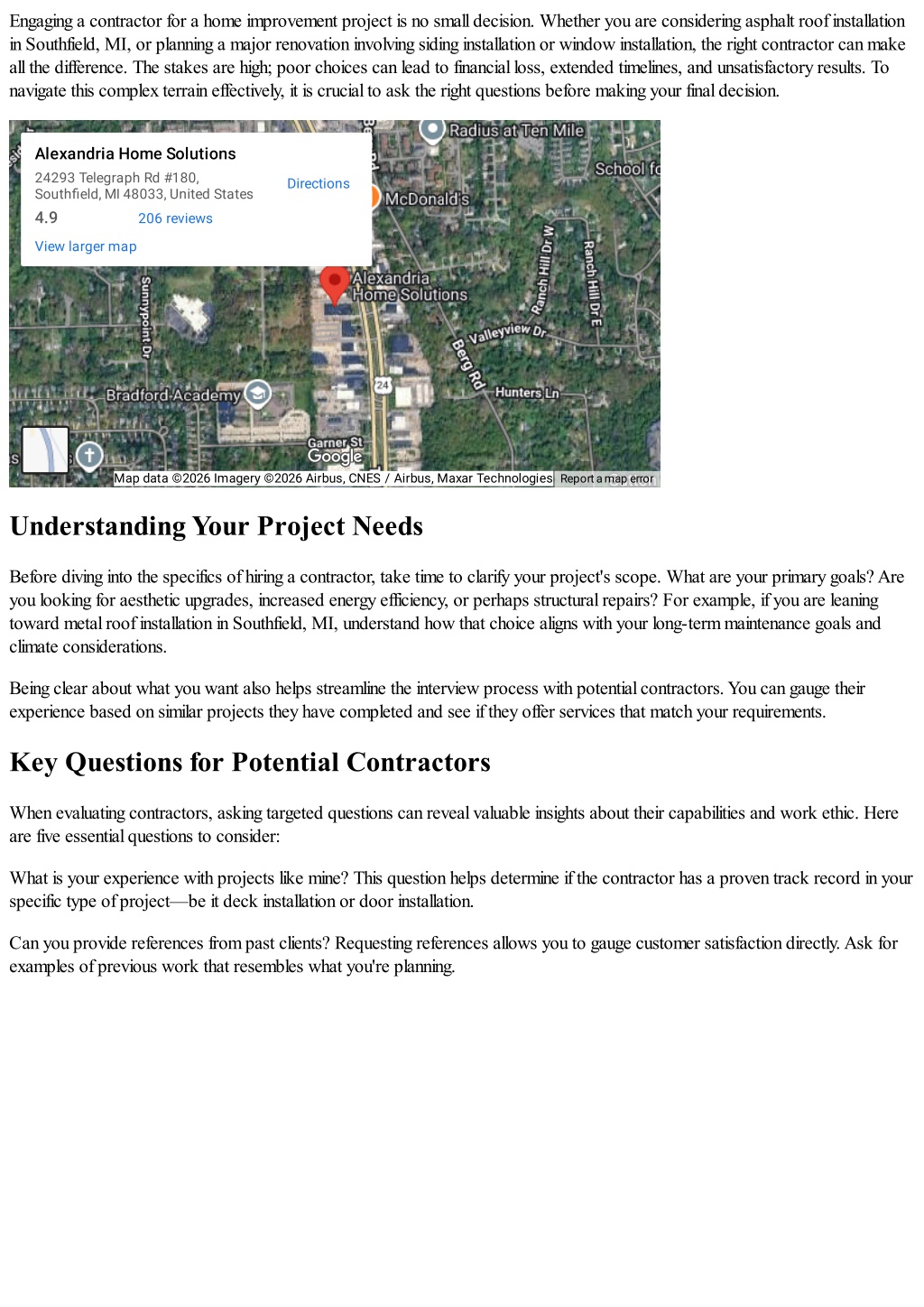 PPT - Essential Questions To Ask Before Hiring A Contractor For Any ...