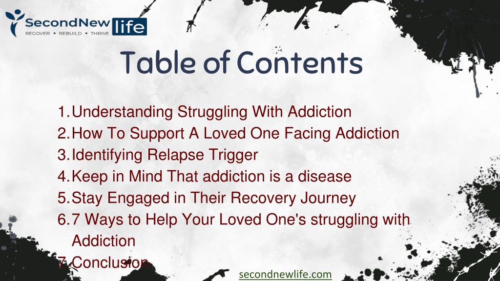 PPT - Different Ways to Help a Loved One Struggling with Addiction ...