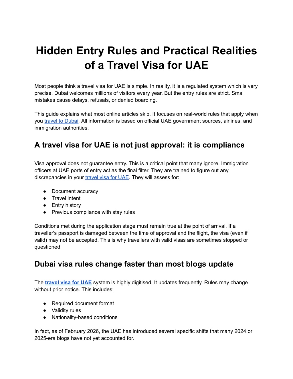 PPT - Hidden Entry Rules and Practical Realities of a Travel Visa for ...