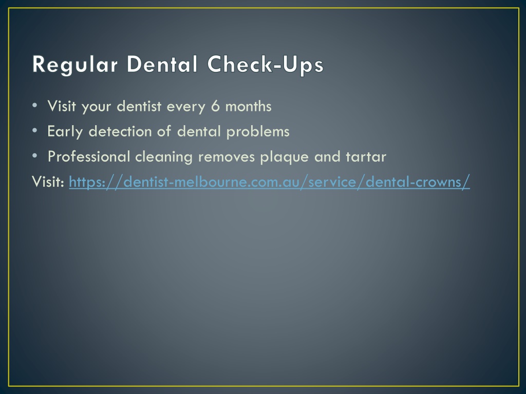 PPT - Your Ultimate Dental Care Checklist PowerPoint Presentation, free ...