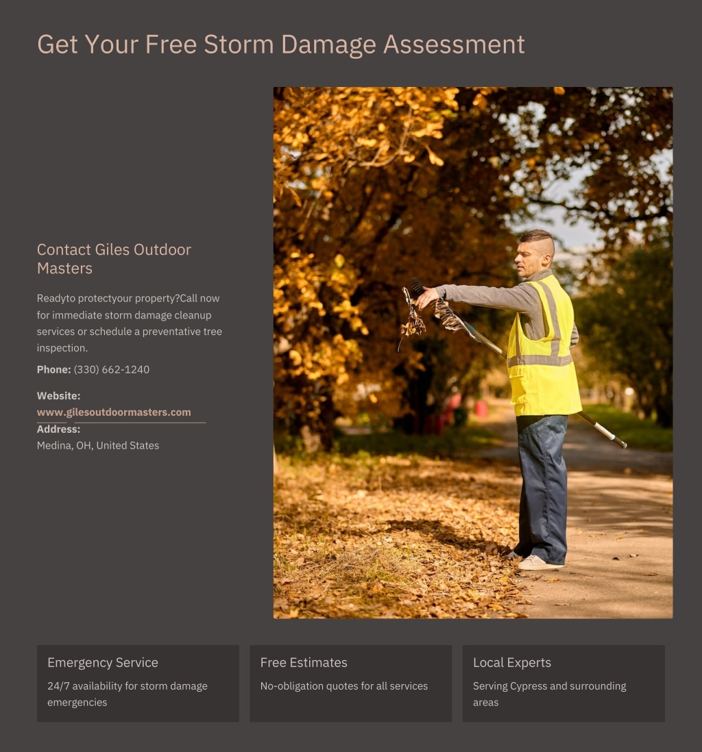 PPT - Storm Damage Cleanup Services by Giles Outdoor Masters PowerPoint ...
