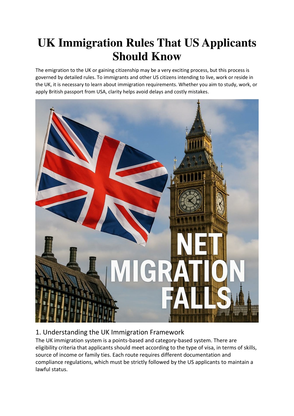 PPT - UK Immigration Rules That US Applicants Should Know PowerPoint ...