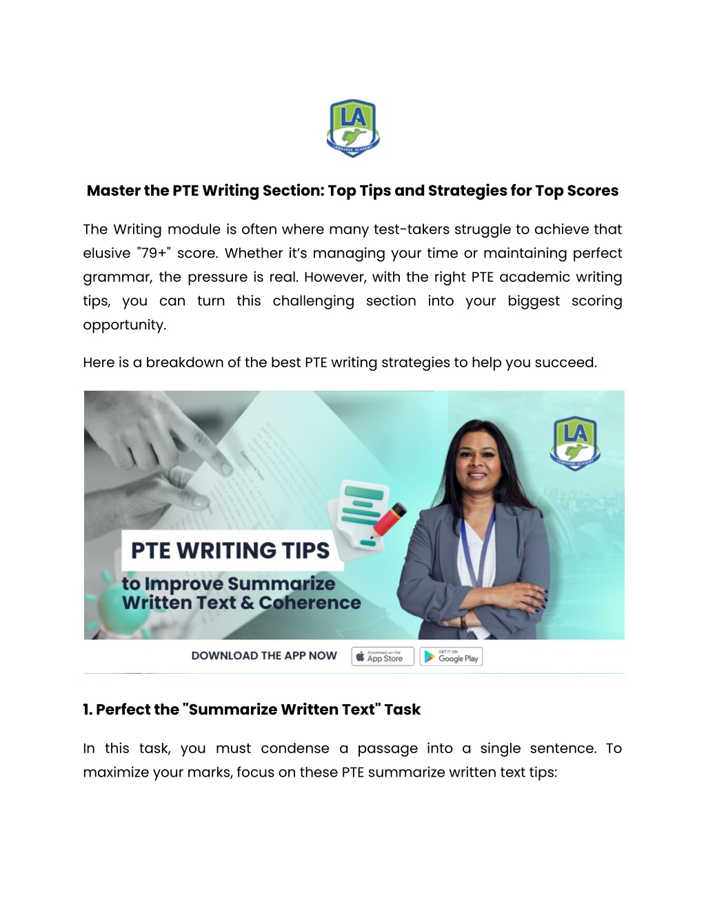 PPT - Master the PTE Writing Section_ Top Tips and Strategies for Top ...