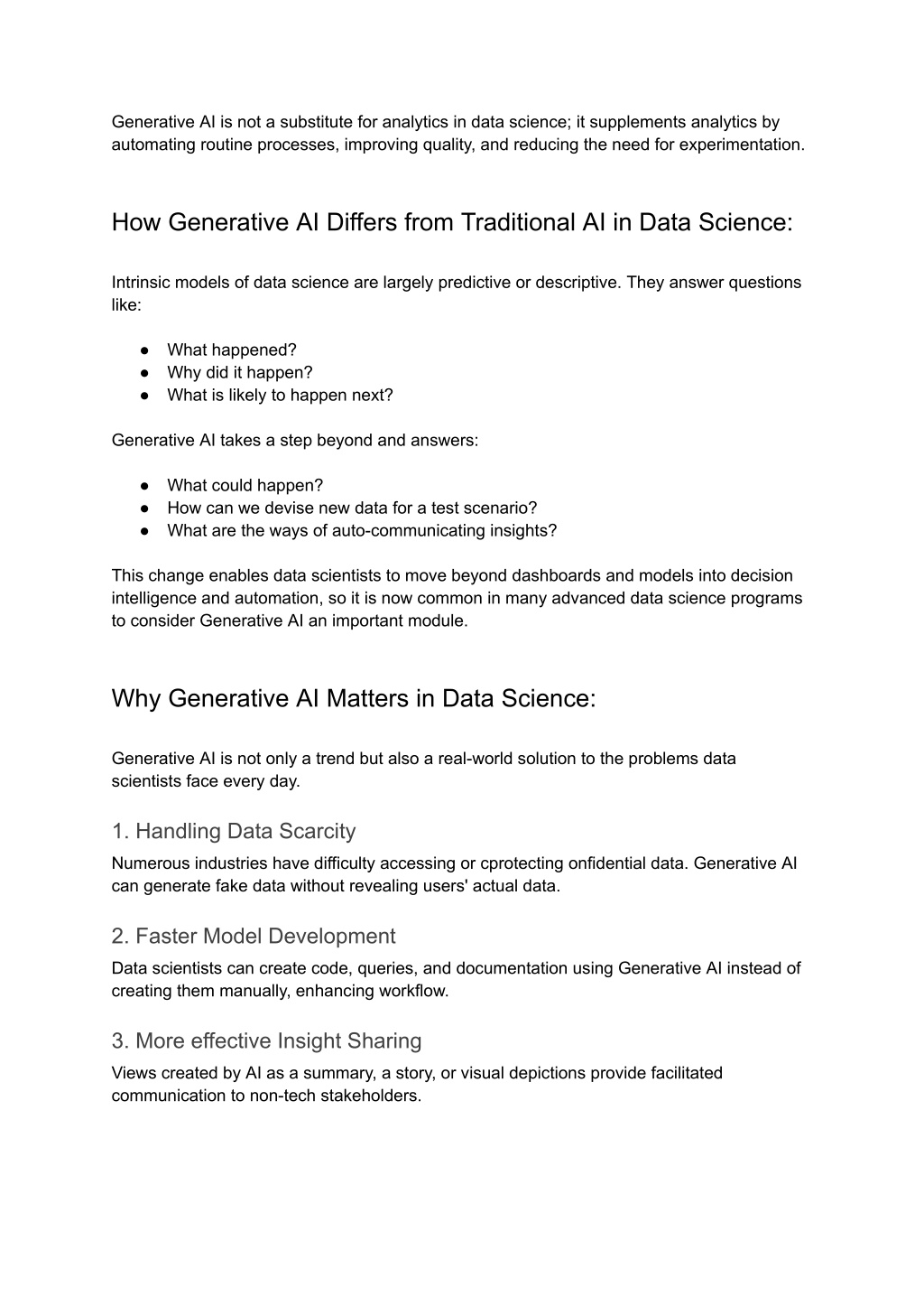 PPT - The Role of Generative AI in the Modern Data Science PowerPoint ...